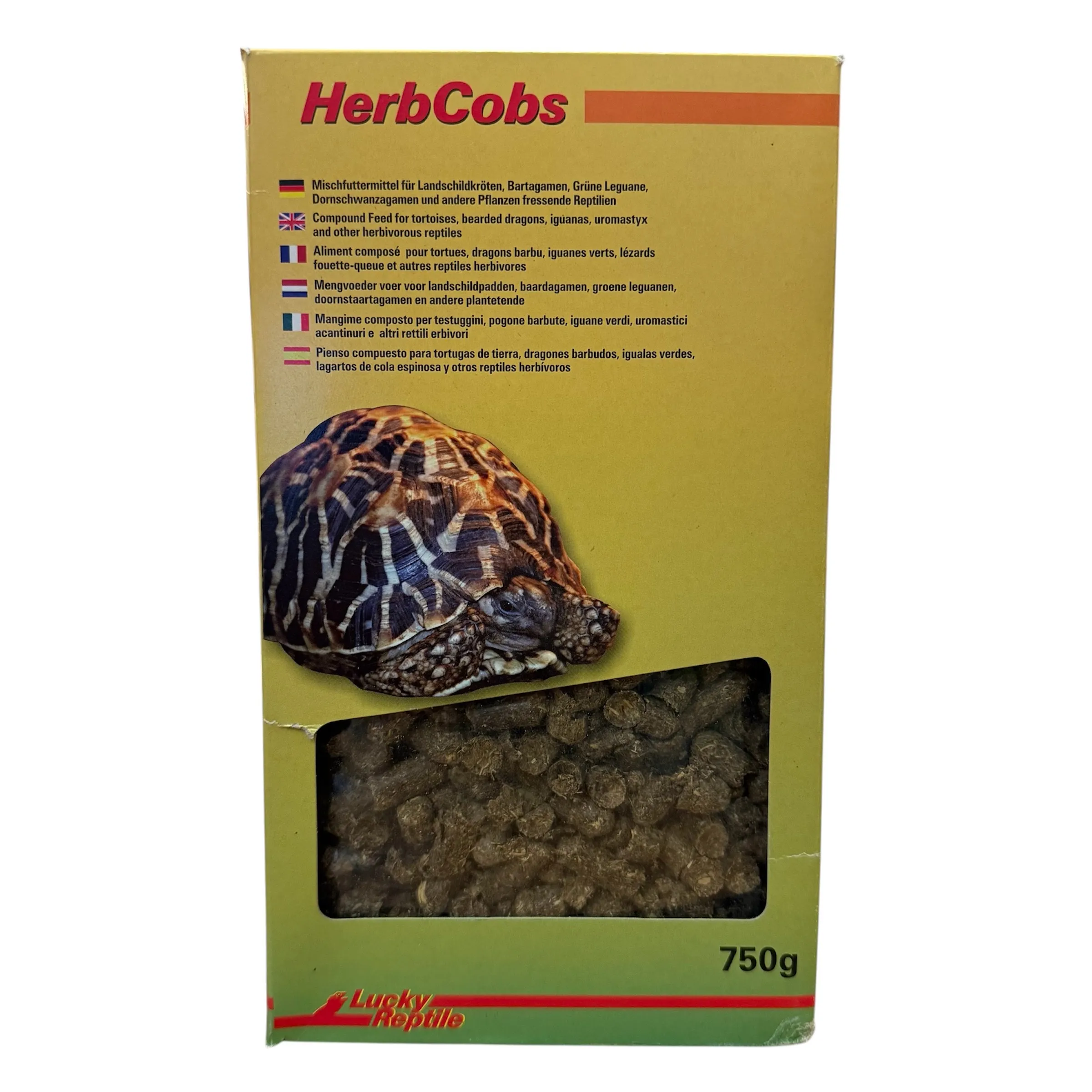 Landschildkrötenfutter Lucky Reptile Herp Diner Herb Cobs 750g