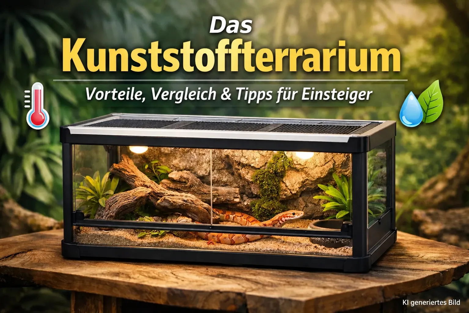 Kunststoffterrarium