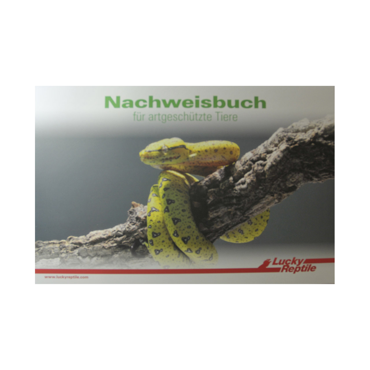 Lucky Reptile - Nachweisbuch für Artengeschützte Tiere