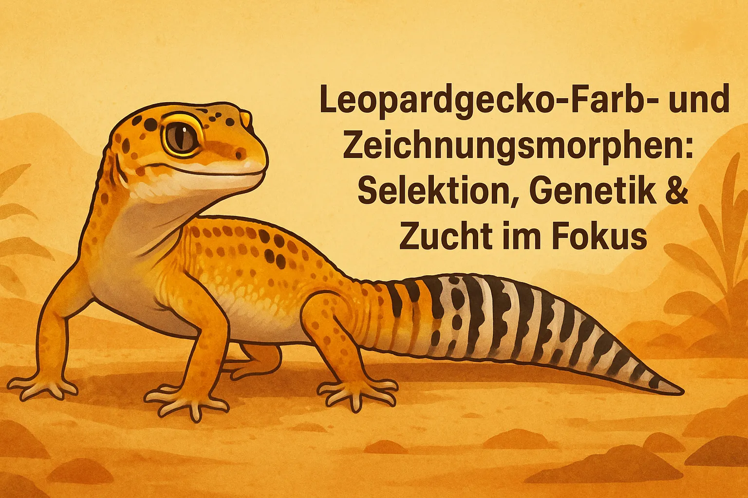 Der Leopardgecko - Farb- und Zeichnungsmorphen