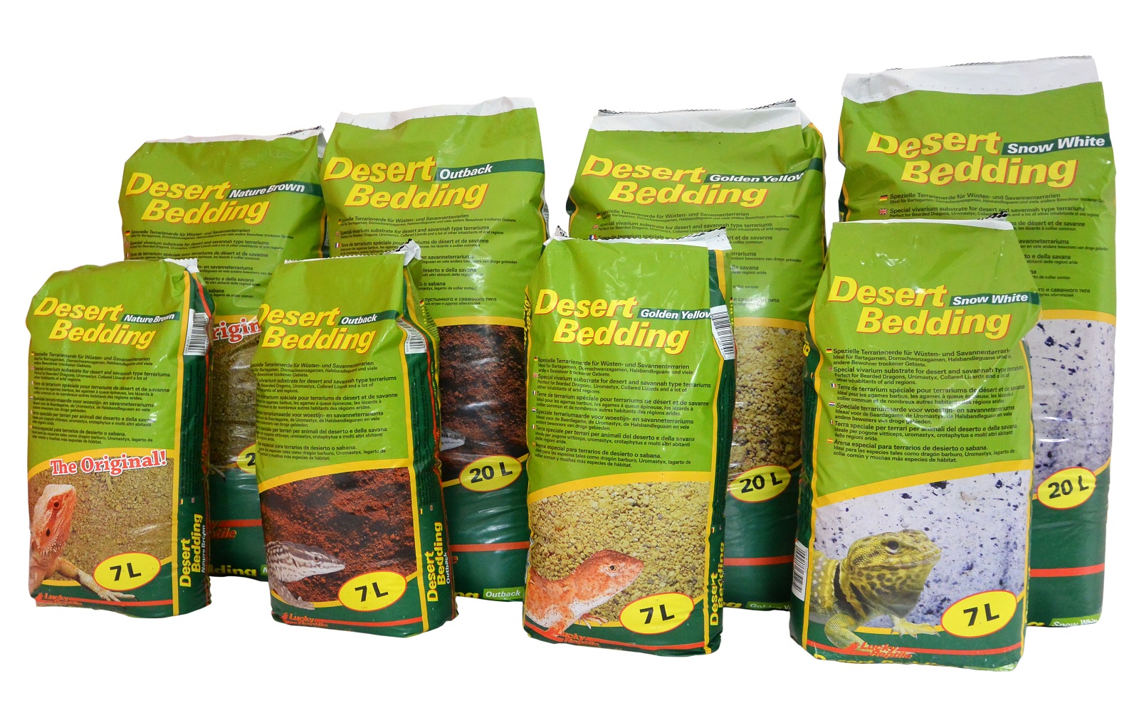 Lucky Reptile Desert Bedding Golden Yellow