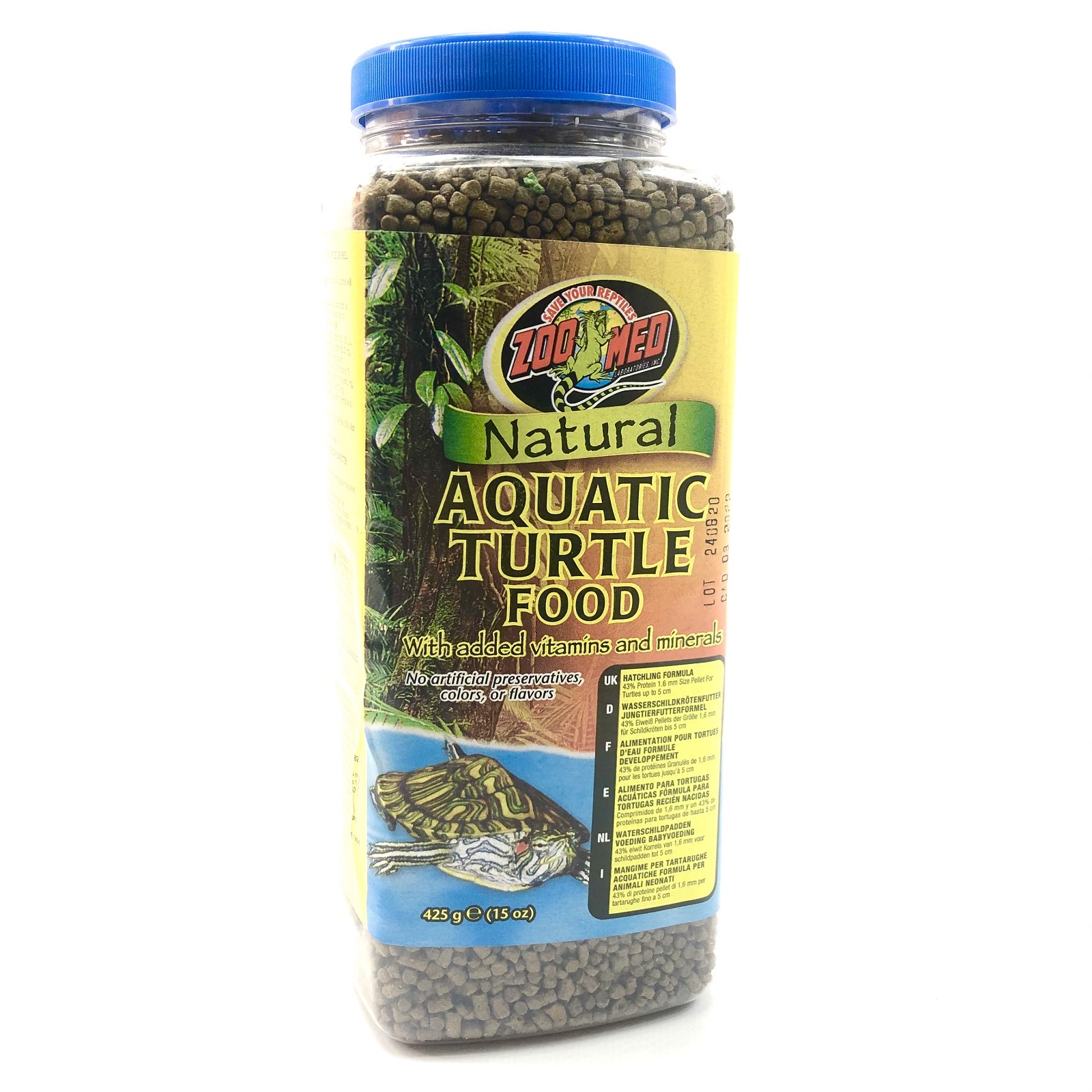 Zoo Med Aquatic Turtle Food 425 gr / Jungtiere