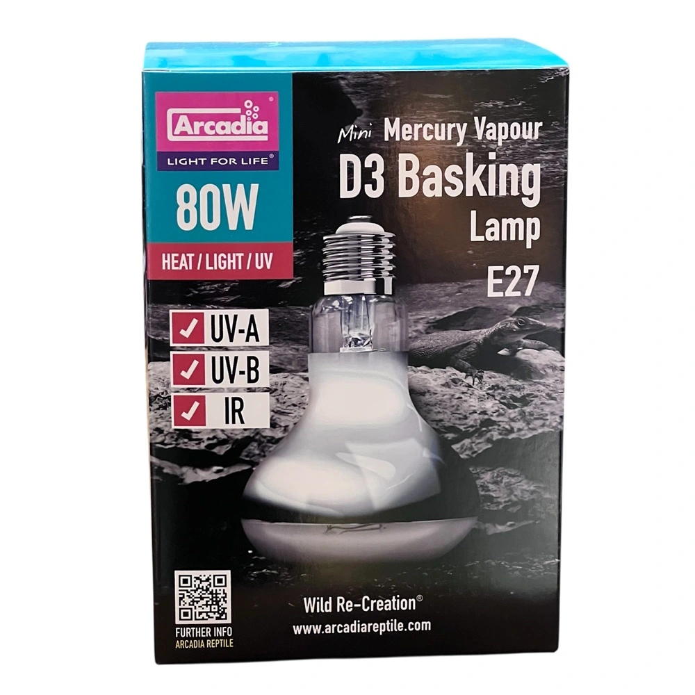 Arcadia D3 Basking Lamp 80W