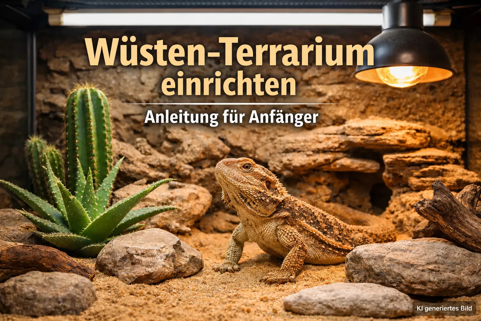 Wüsten-Terrarium einrichten – Anleitung für Anfänger