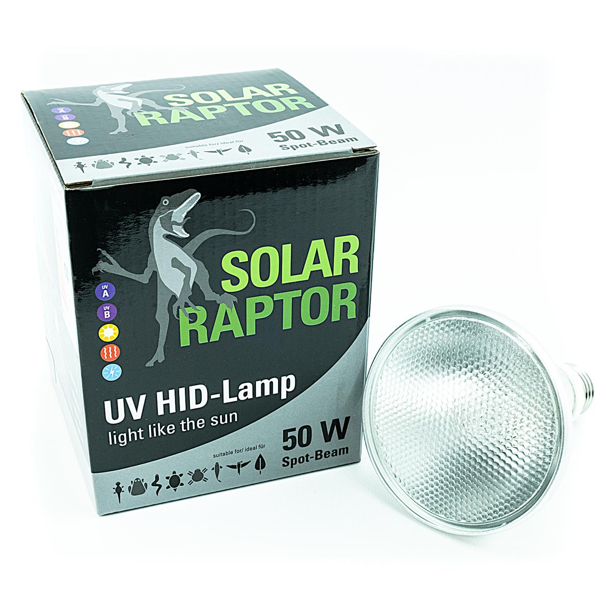 Solar Raptor UV HID-Lamp 50 W Spot Beam