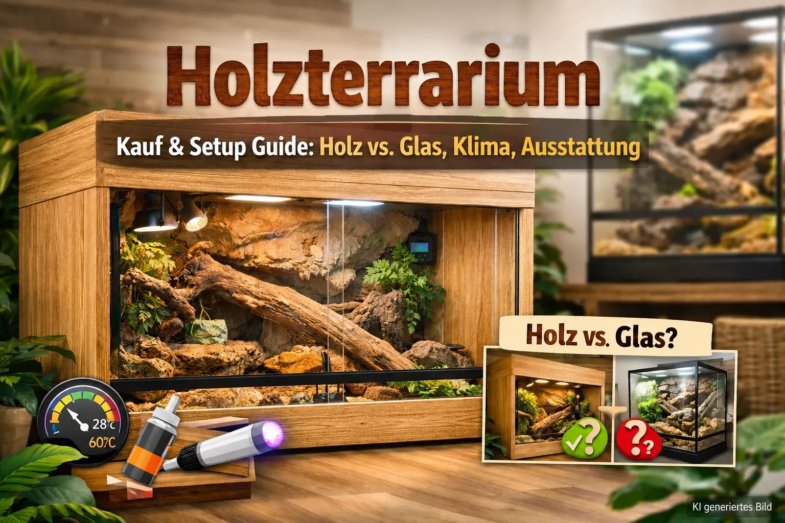 Holzterrarium