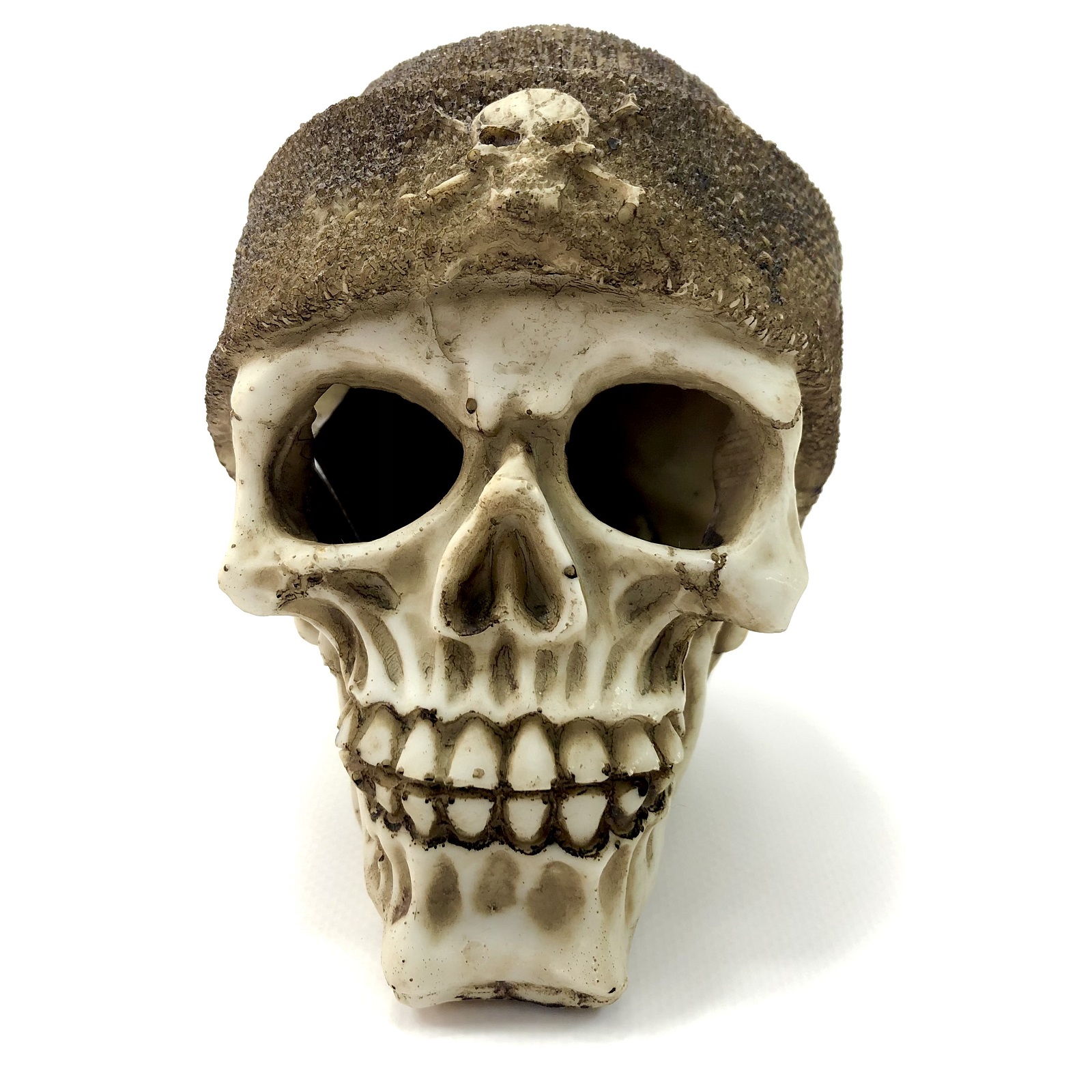 Totenkopf mit Mütze