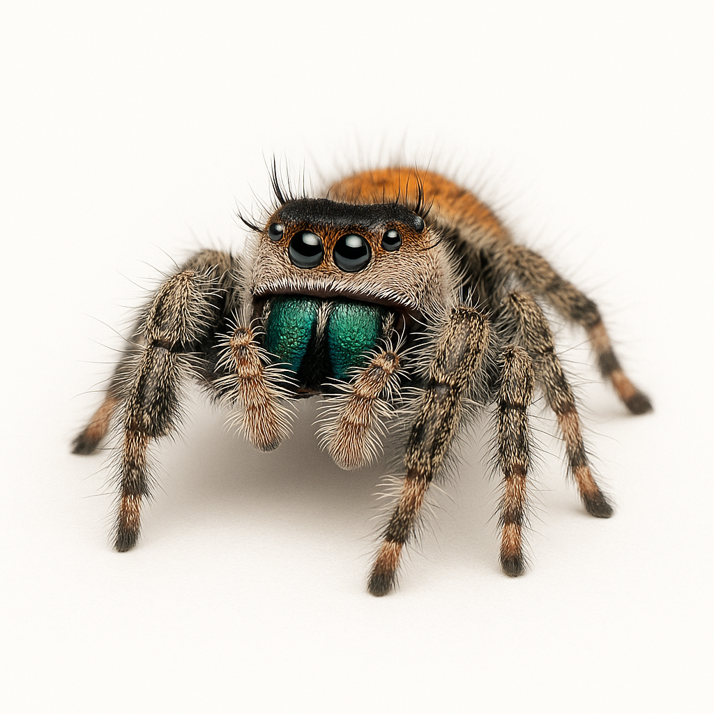 Phidippus regius Everglades Springspinne