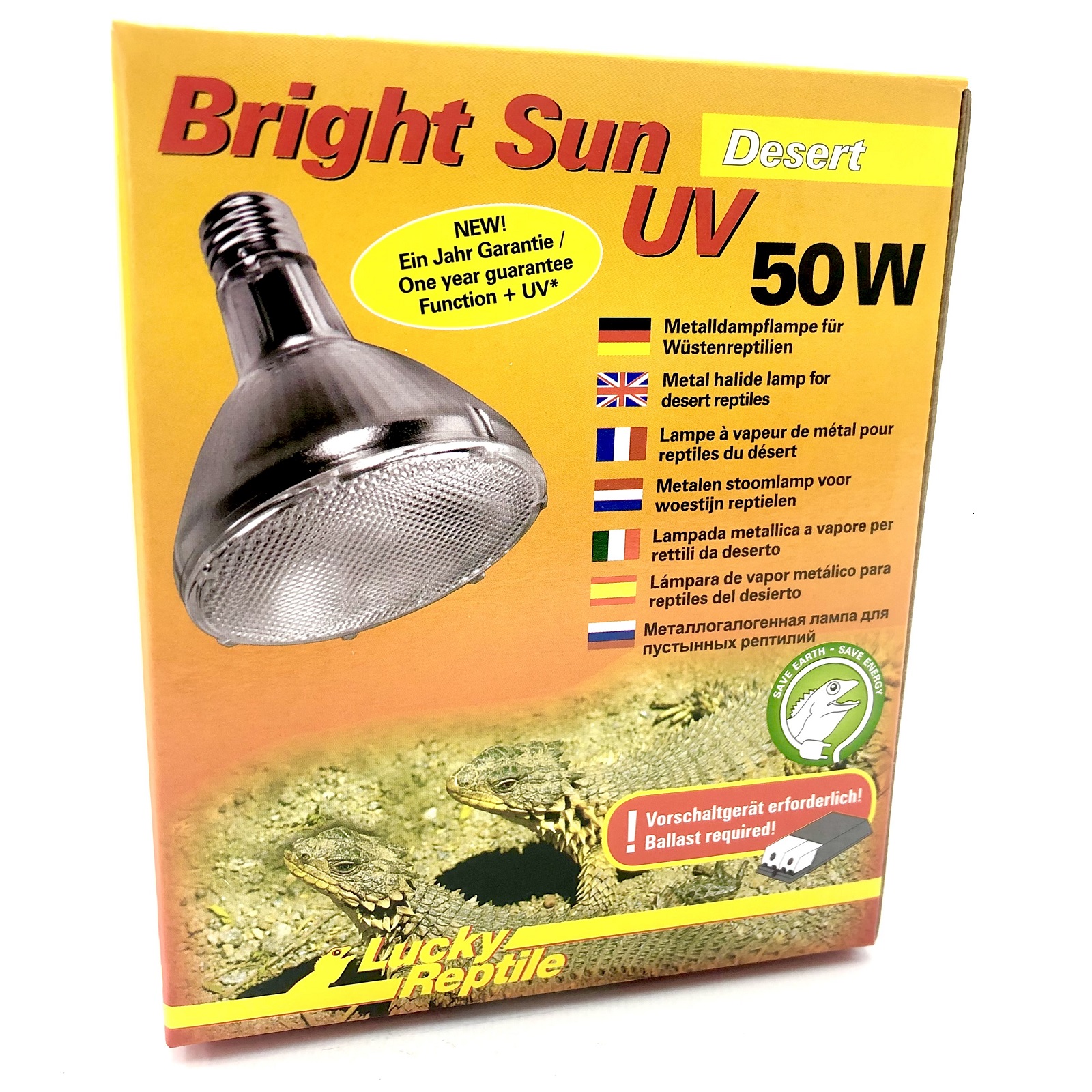 Lucky Reptile Bright Sun UV Desert 50 W