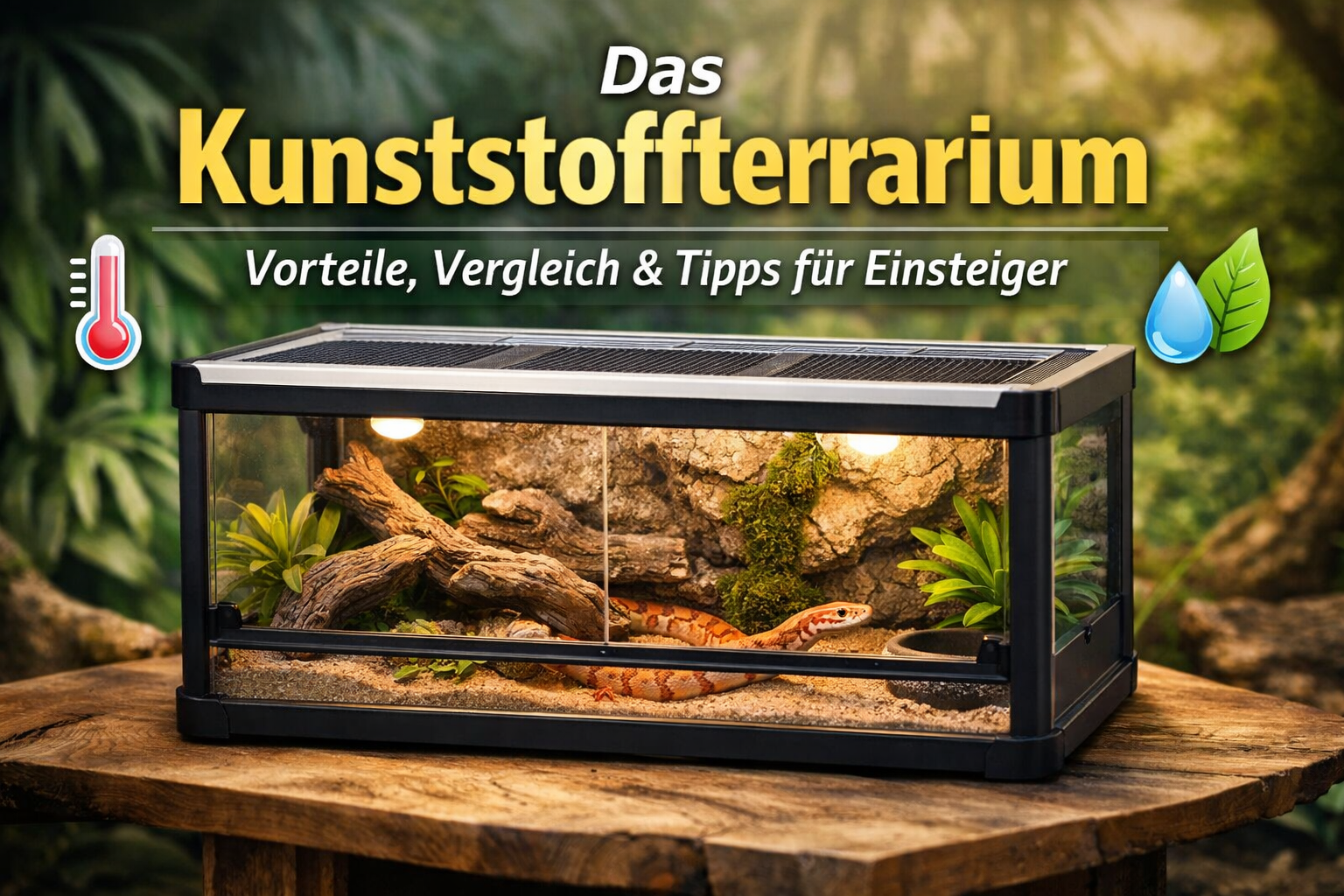 Kunststoffterrarium
