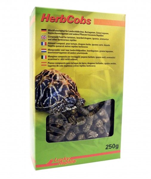 Landschildkrötenfutter Lucky Reptile Herp Diner Herb Cobs 750g