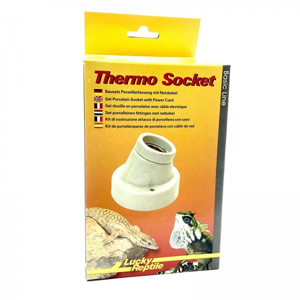 Thermo Socket Bausatz Porzellanfassung mit Netzkabel
