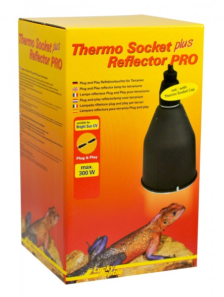 Lucky Reptile Thermo Socket plus Reflector Pro plug-and-play mit Socket Cap